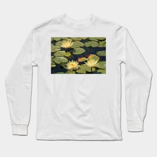 Lilies On The Pond © Long Sleeve T-Shirt